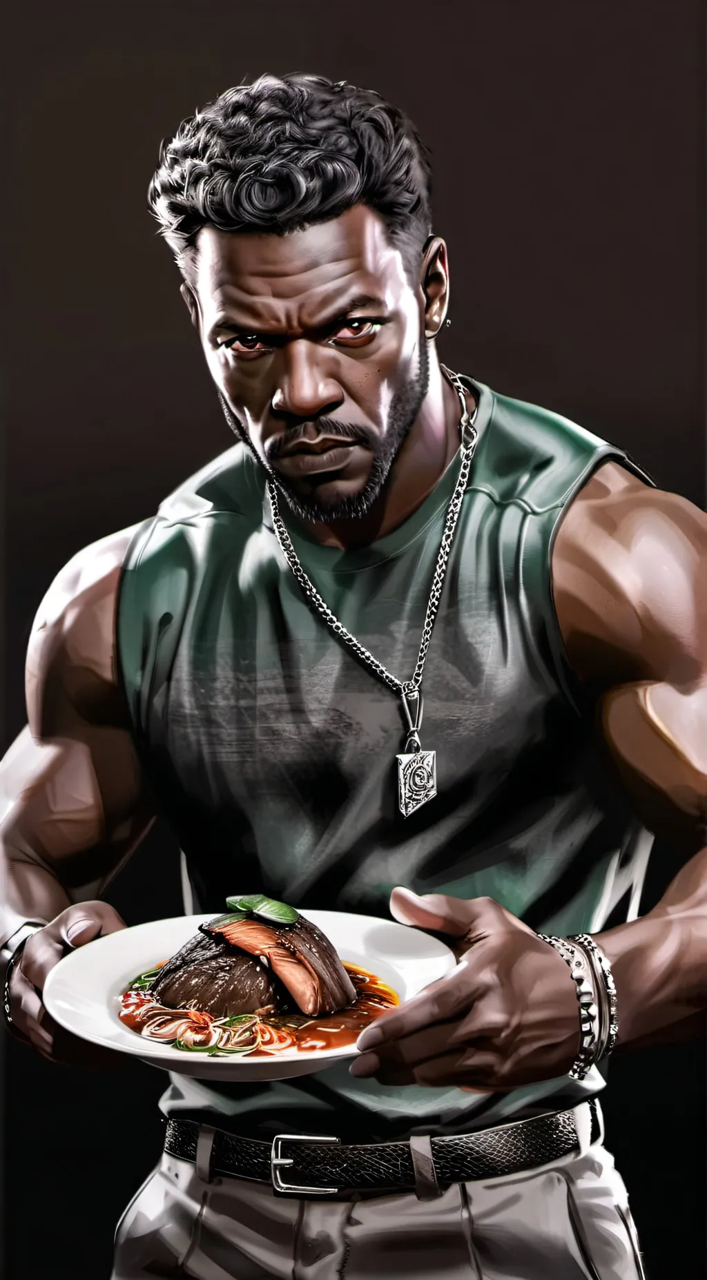 ai character: Andre Rush/Chief  background