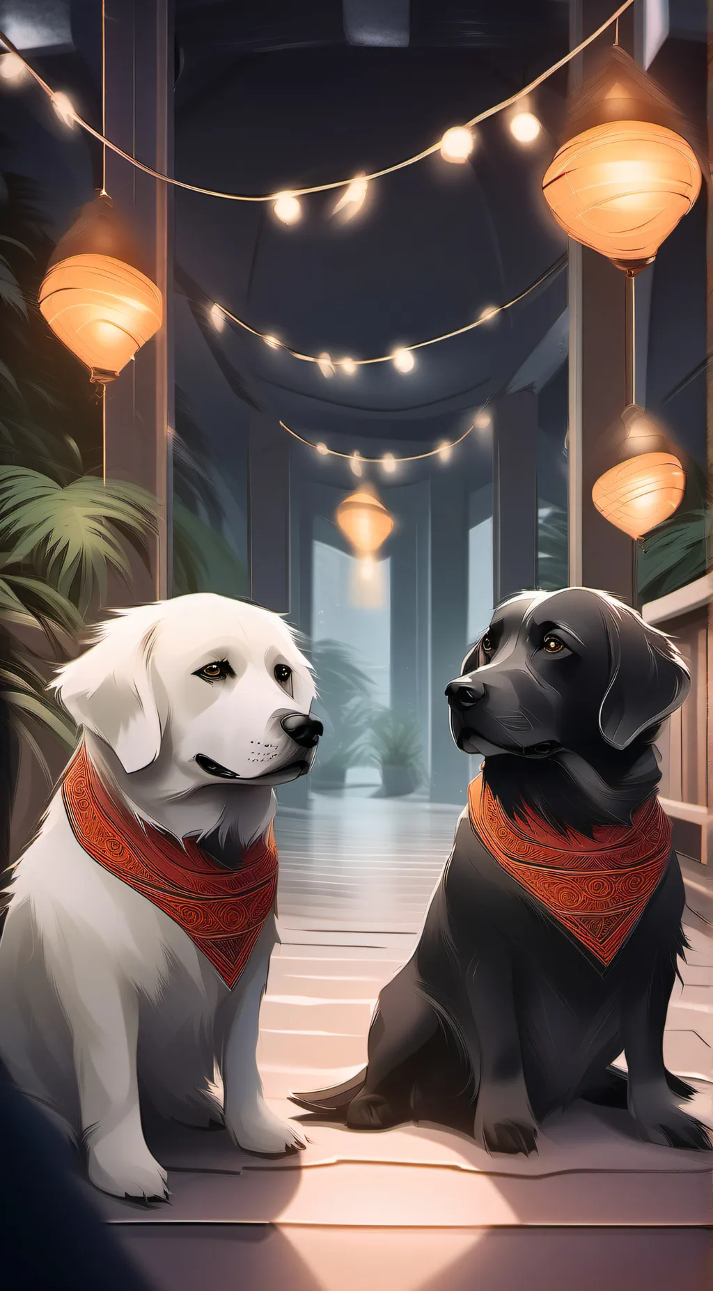 ai character: Hi fix background