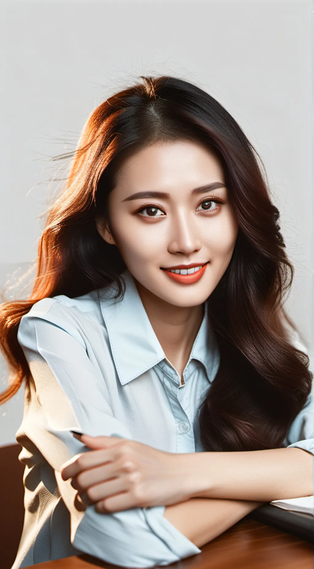 ai character: Ice background