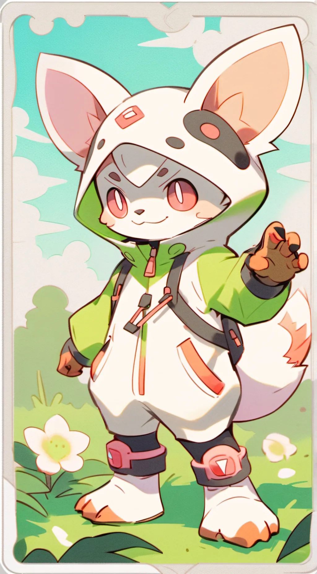 ai character: meowscarada background