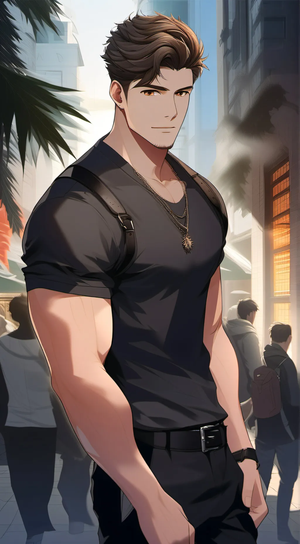 ai character: Andre background