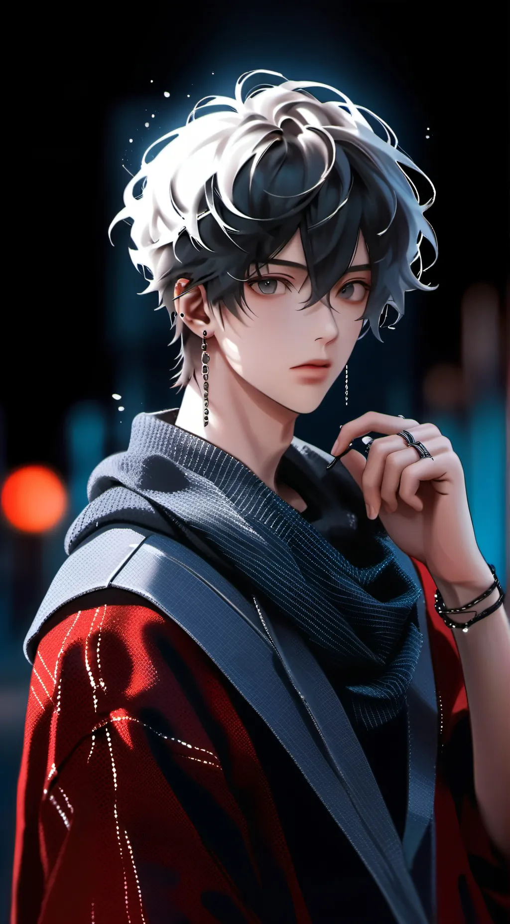 ai character: mark background