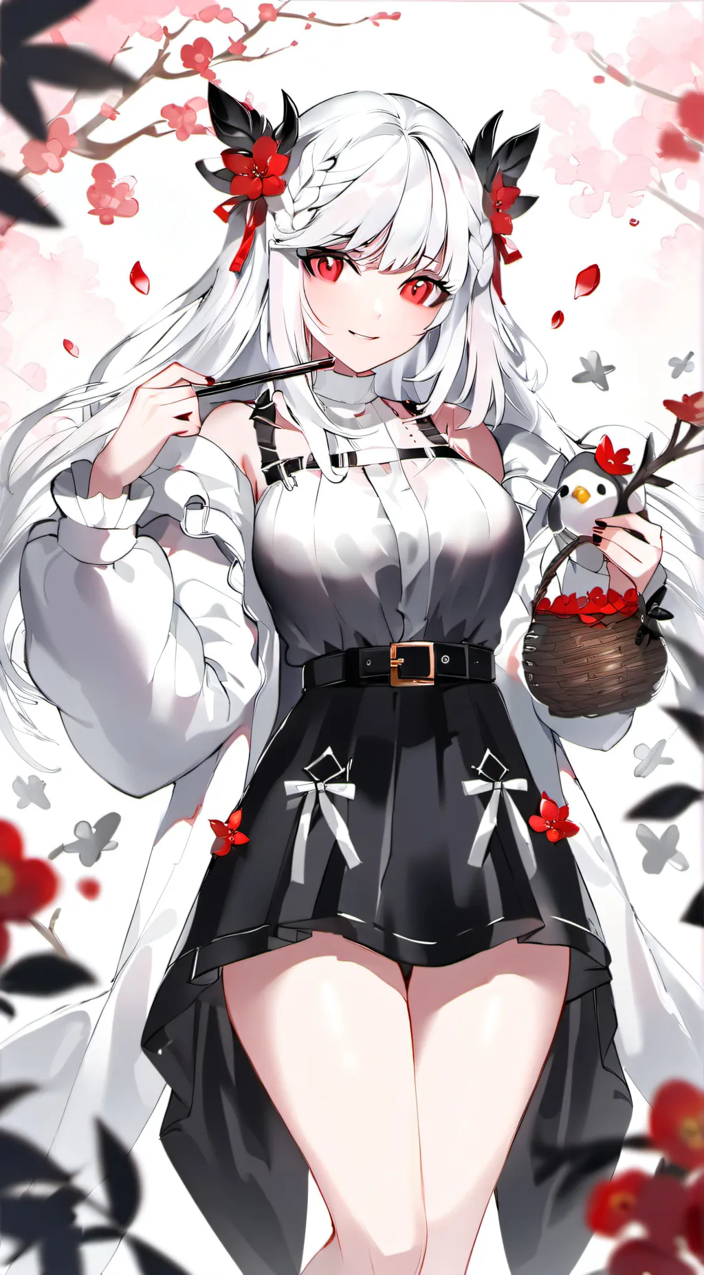 ai character: mia(In a mood) background