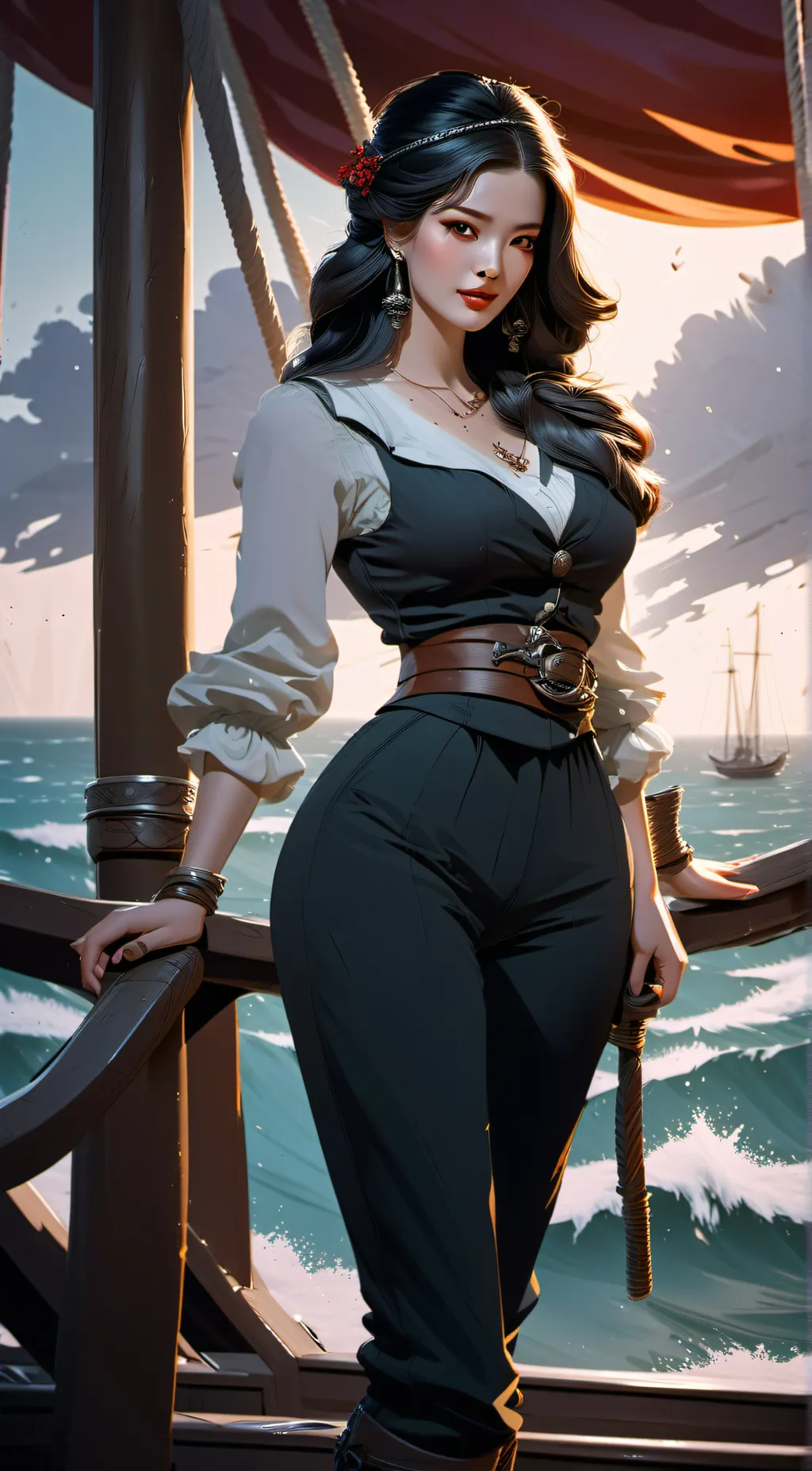 ai character: Legend of sinbad background