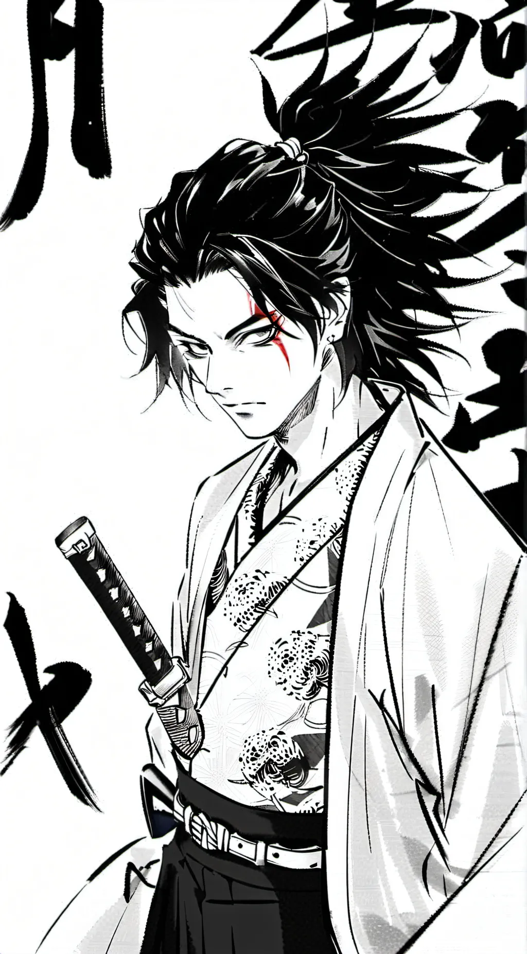 ai character: Sengoku Ashikga  background