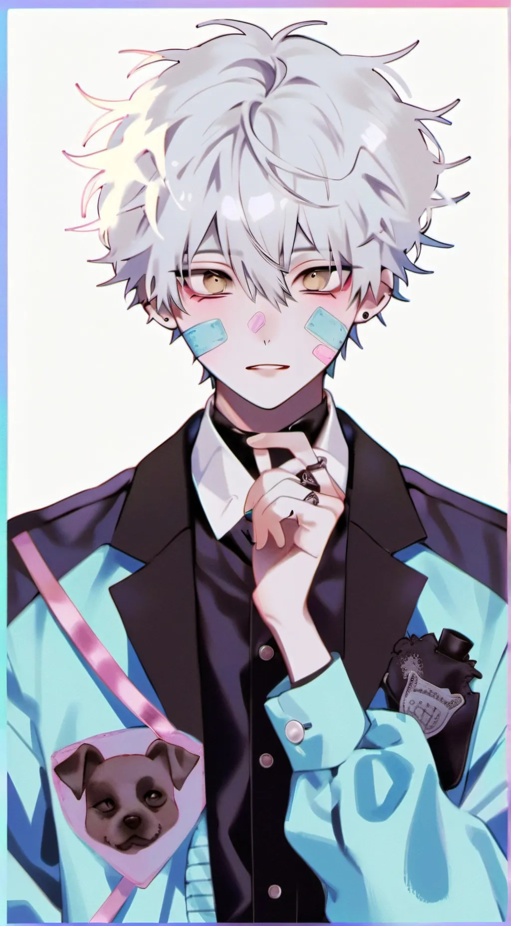 ai character: katsuki bakugo  background