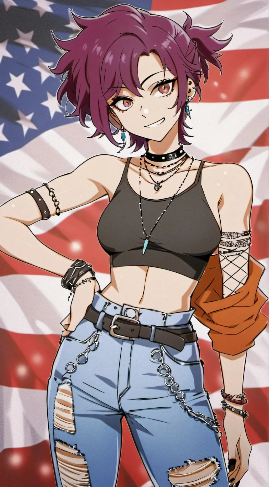 ai character: Tiff background