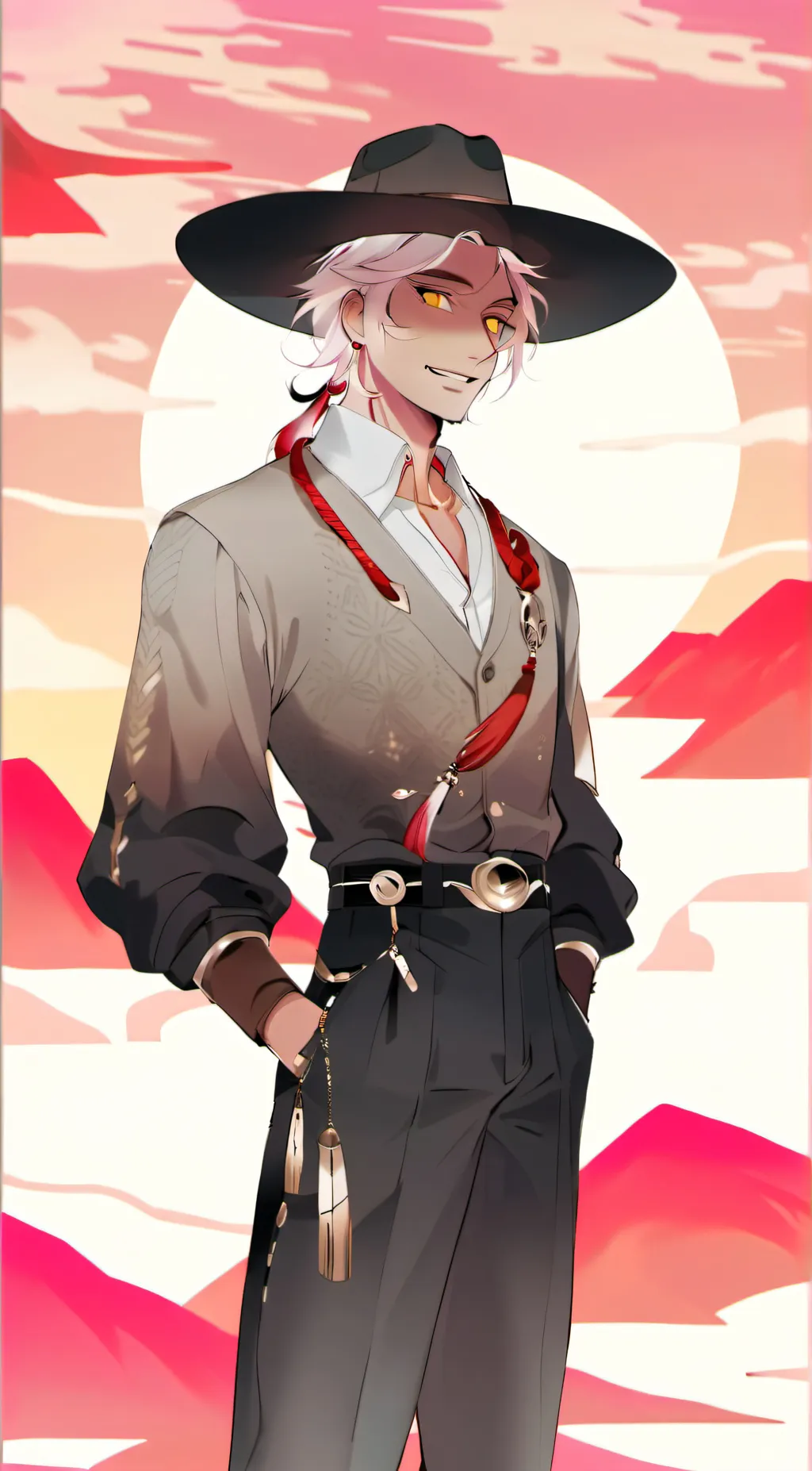 ai character: •°×striker×°• background