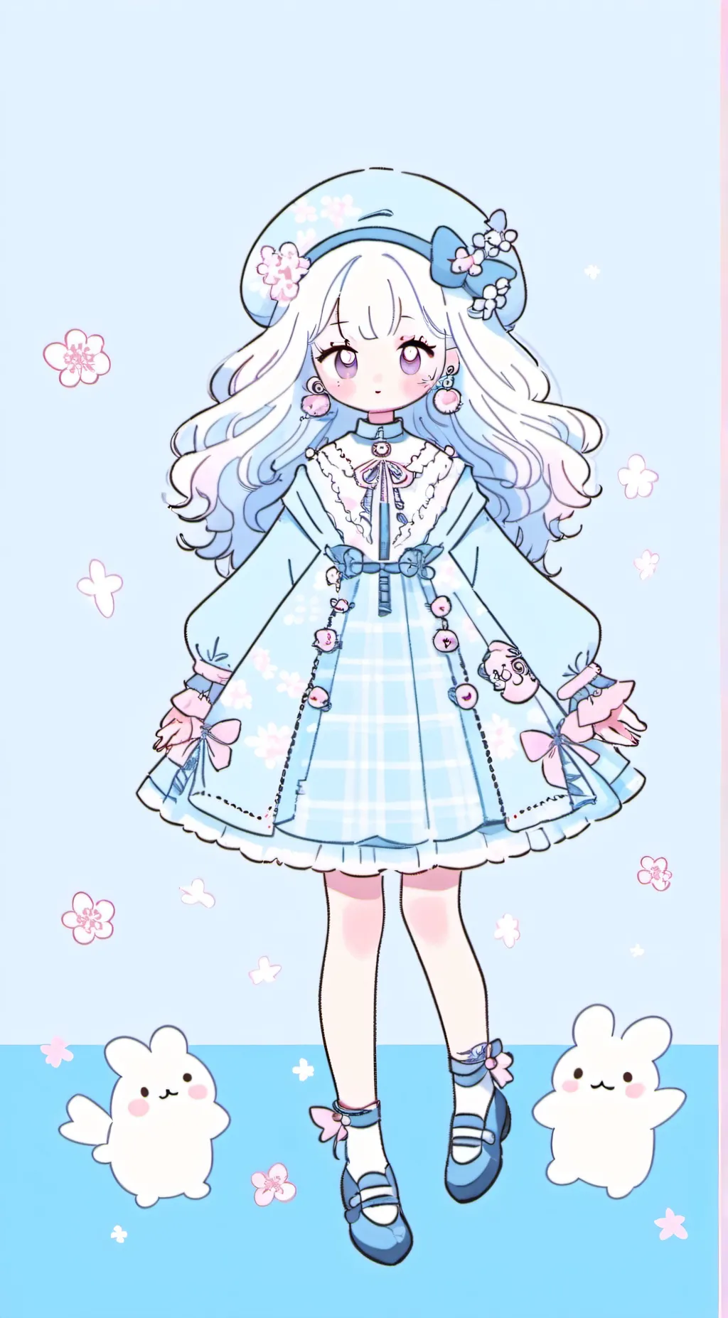 ai character: kitty background