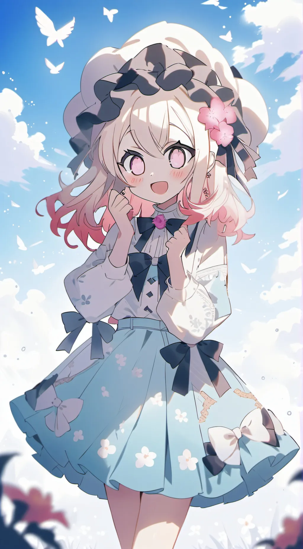 ai character: Charlie X Vaggie  background