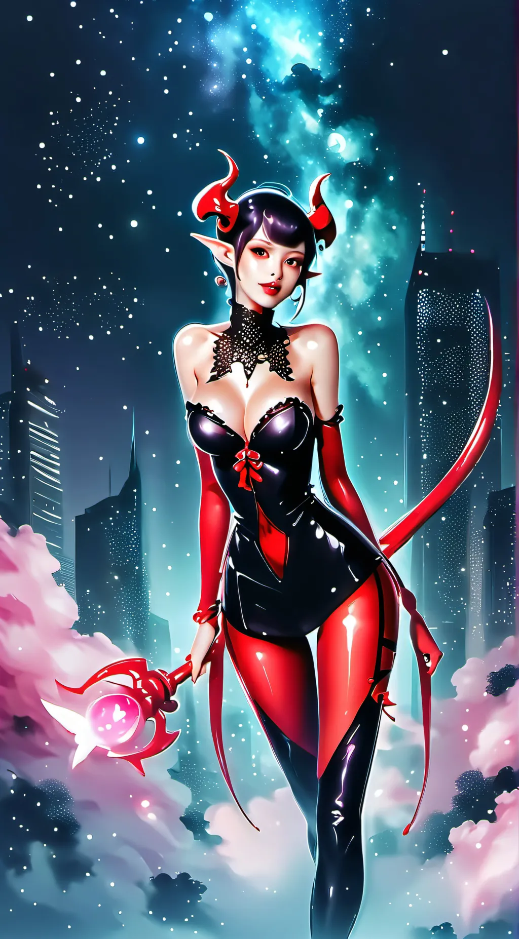 ai character: Lez background