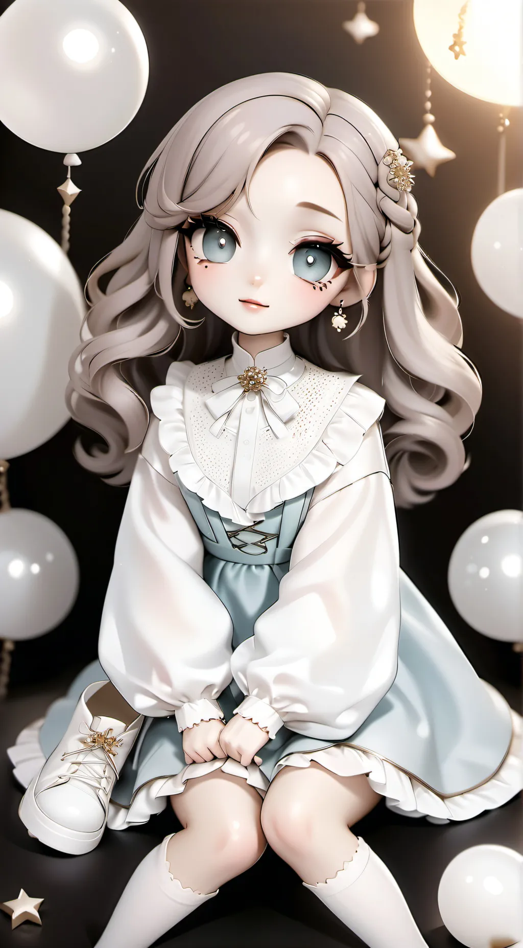 ai character: cute gf background