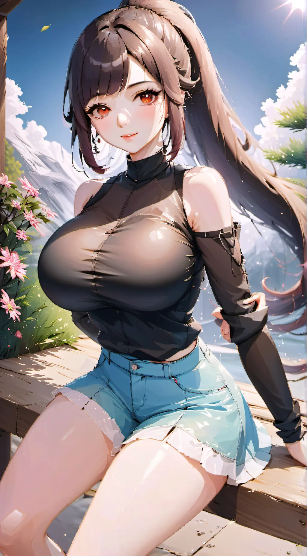 ai character: Mia  background