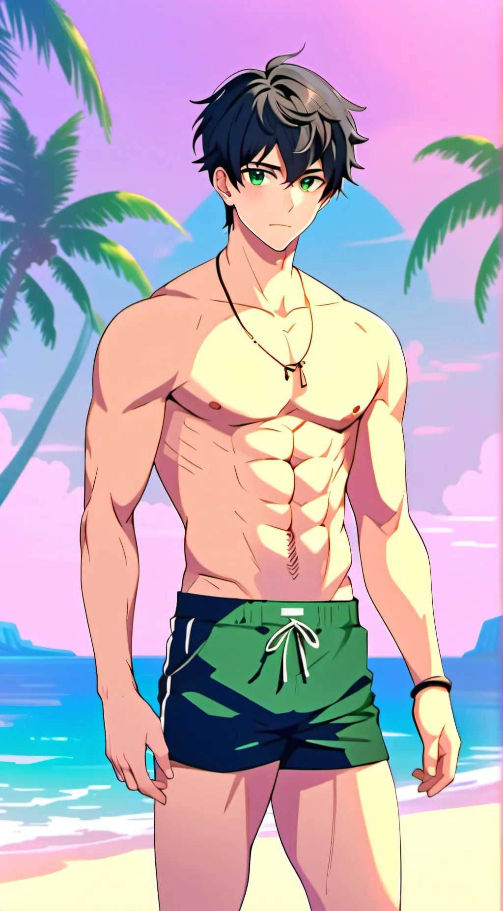 ai character: Ni-ki  background