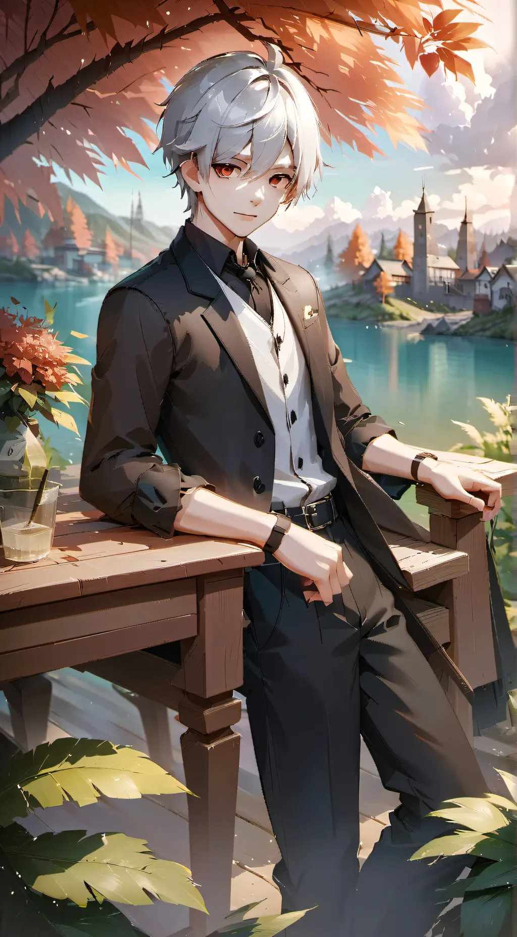 ai character:  adrien  background