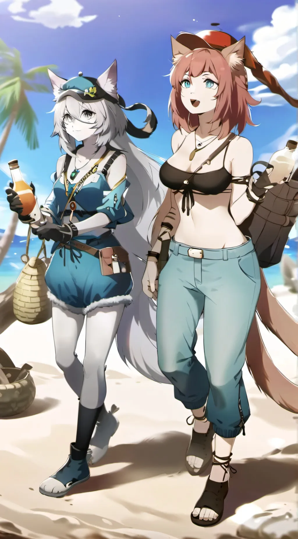 ai character: watery and smokey. background