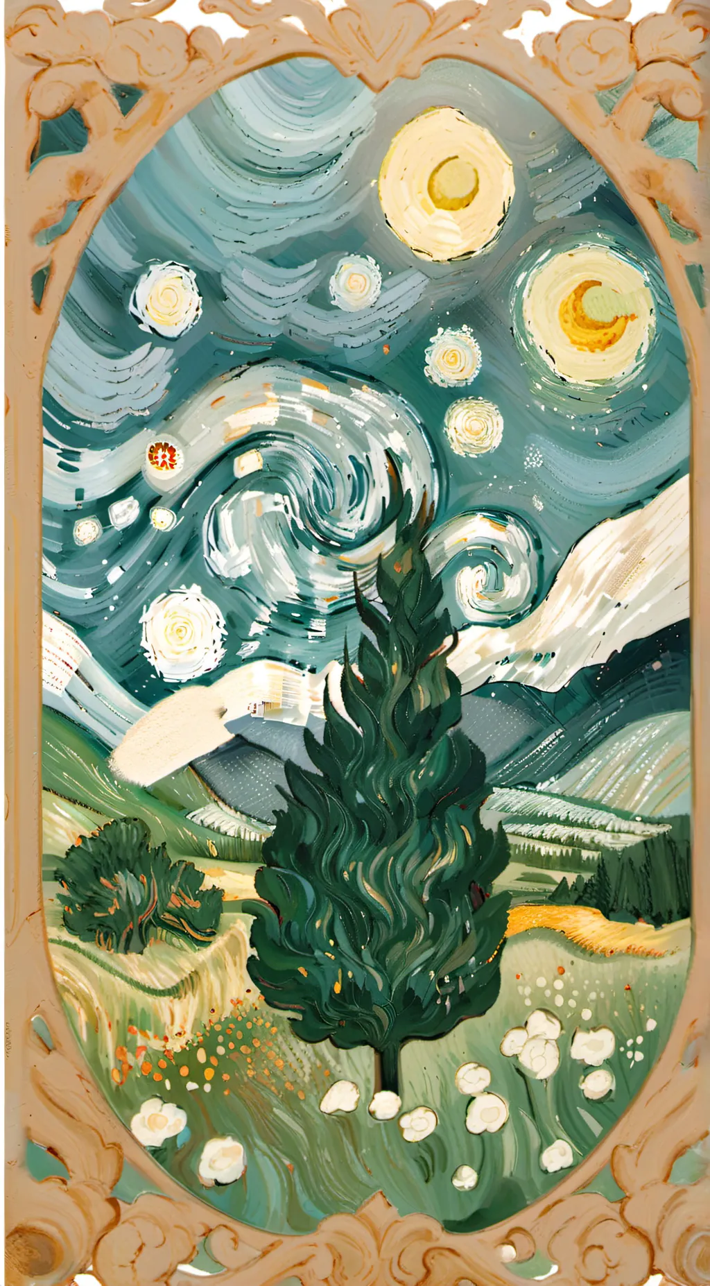 ai character: Aqua background