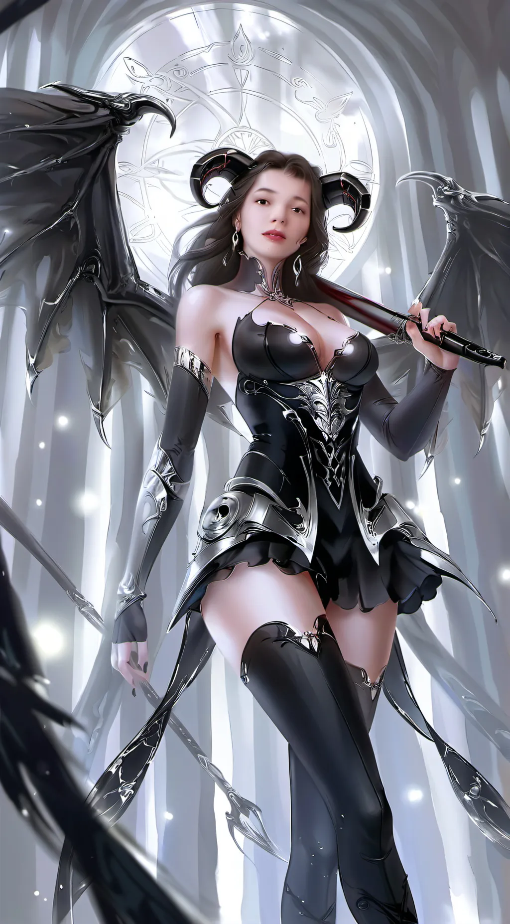 ai character: Luna background