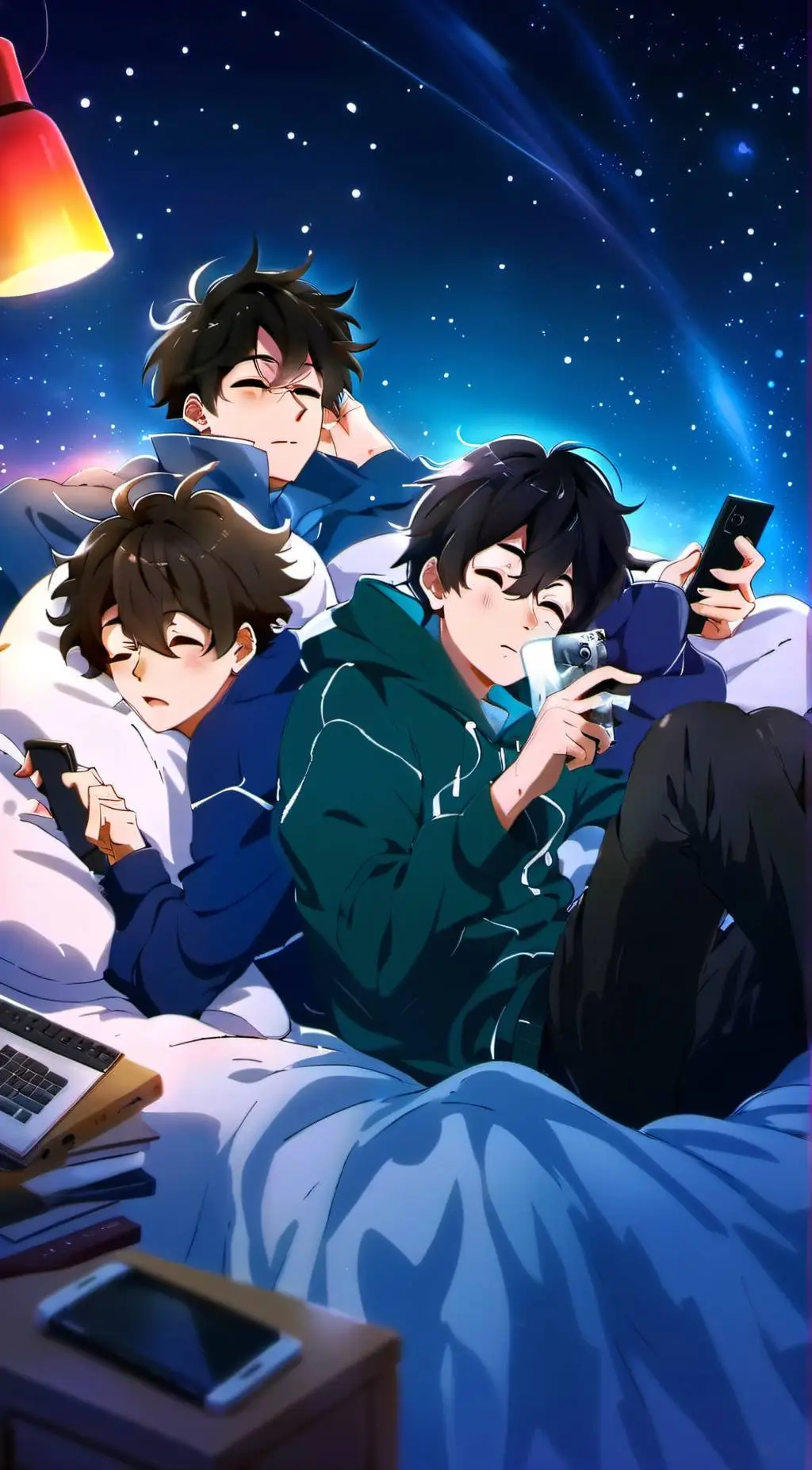 ai character: Nick, Jake, Aaron background