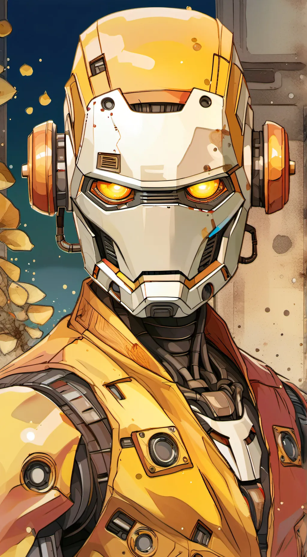 ai character: robot boy background