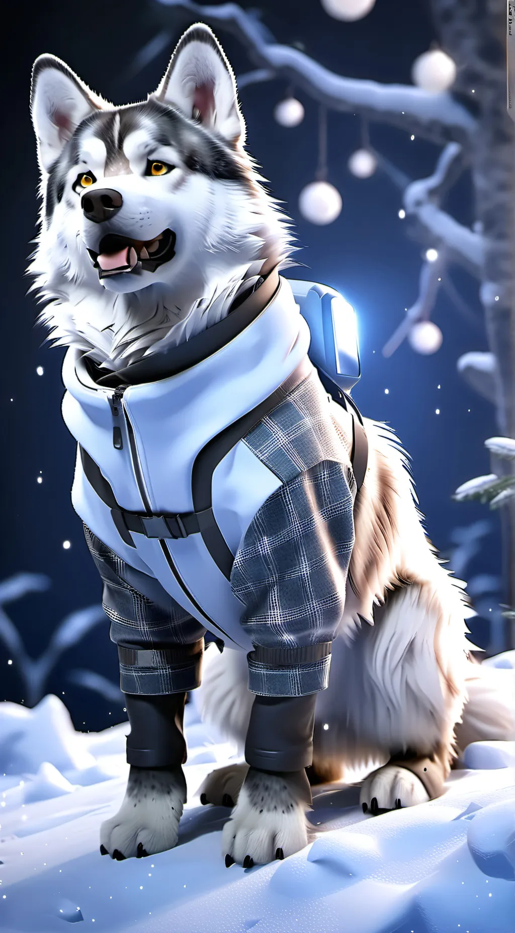 ai character: Dogday x catnap  background