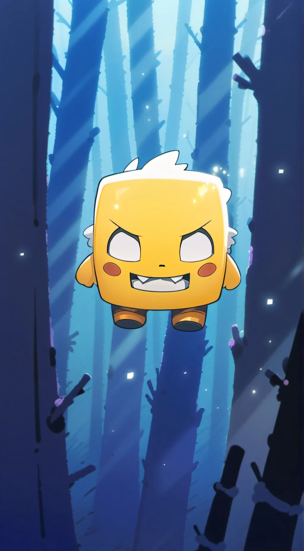 ai character: geometry dash  background