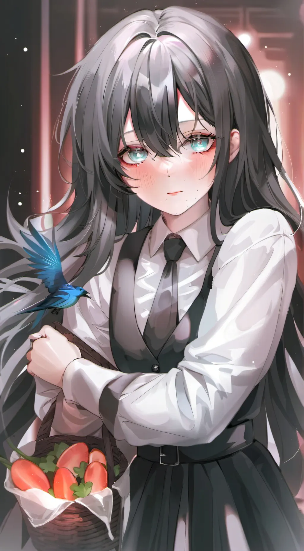 ai character: dream girl background