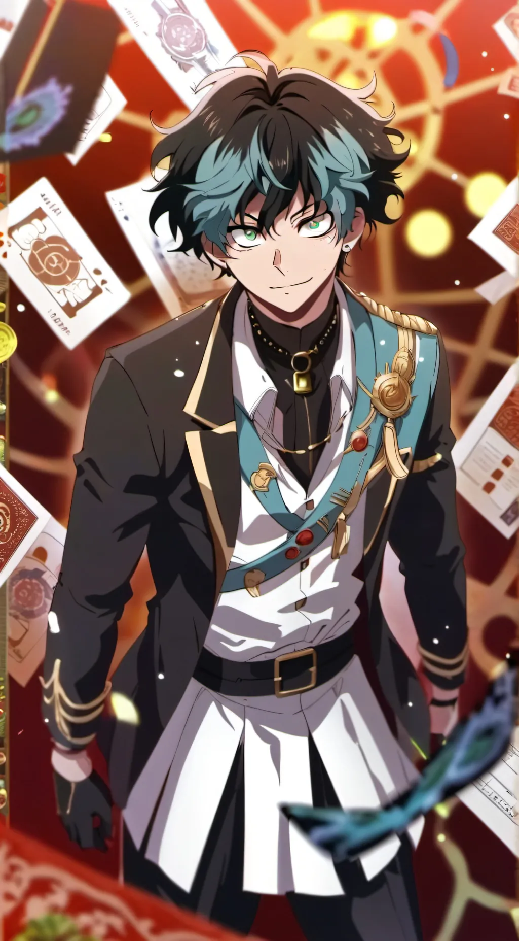 ai character: deku background