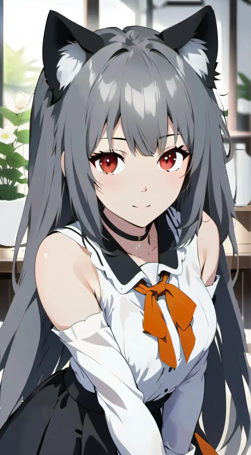 ai character: Nekogirl (YourGf)  background