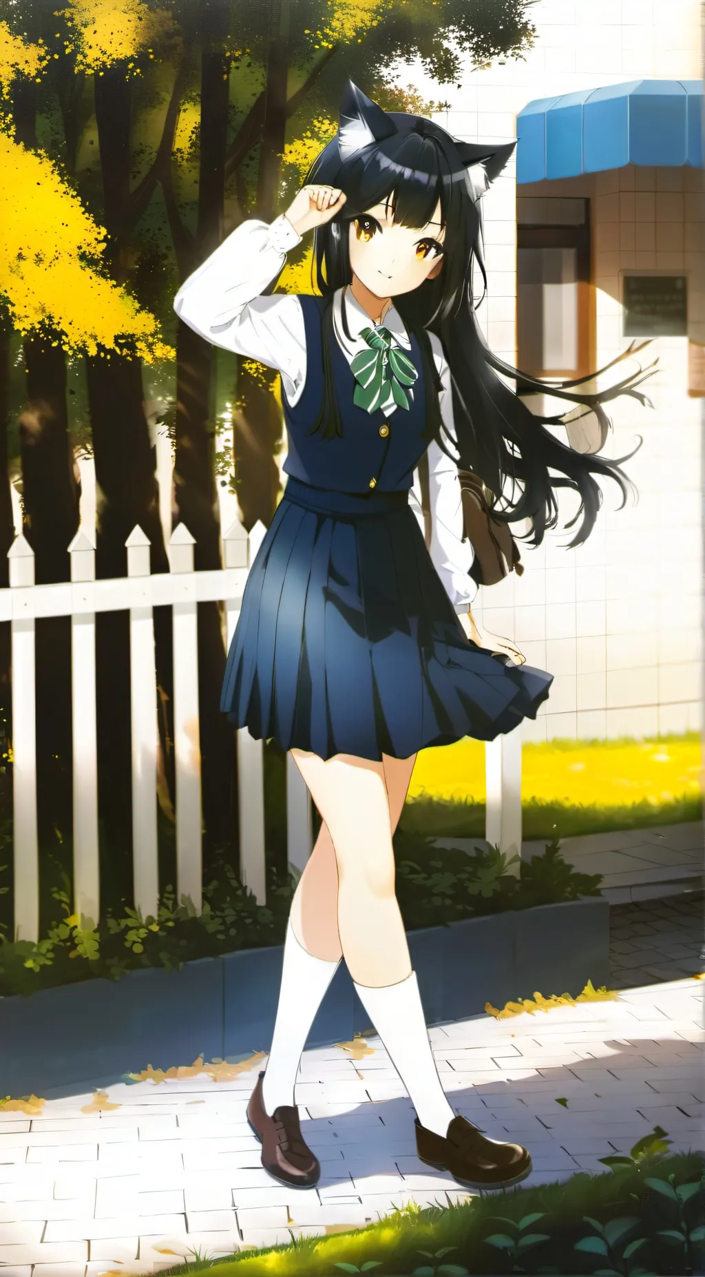 ai character: komi Shouko  background