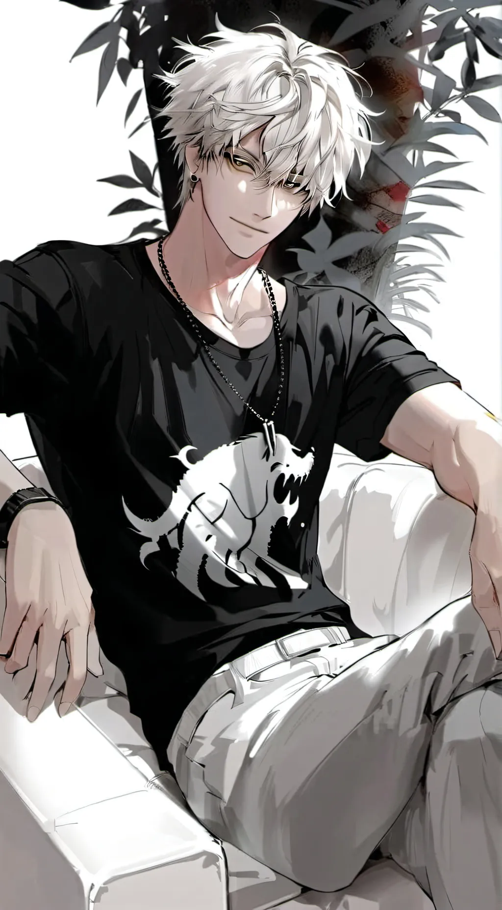 ai character: Gojo roommate background