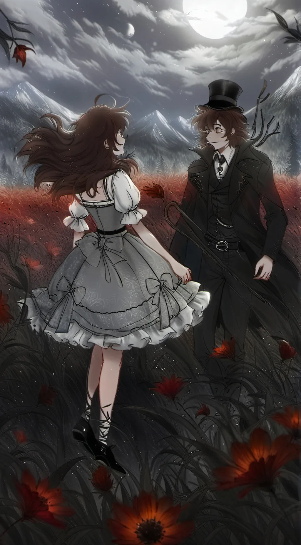 ai character: The Man In Red background