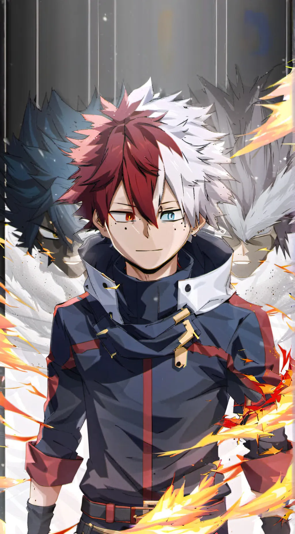 ai character: todoroki background