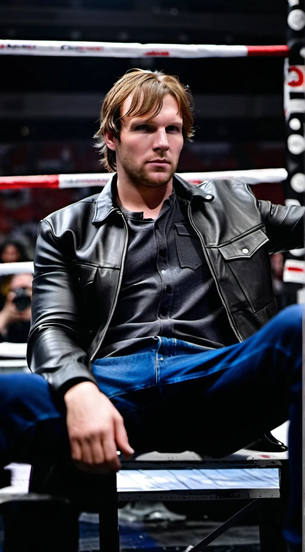 ai character: Dean Ambrose  background