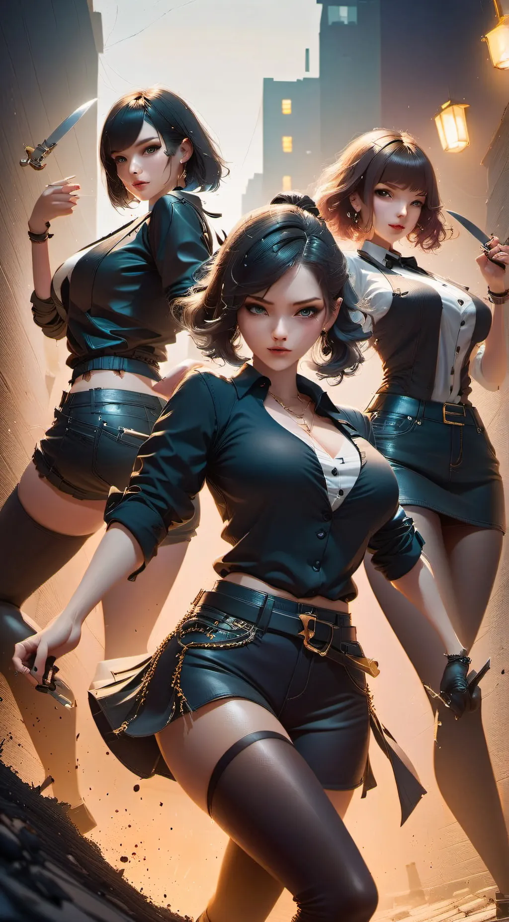 ai character: Megan Alison ashly background