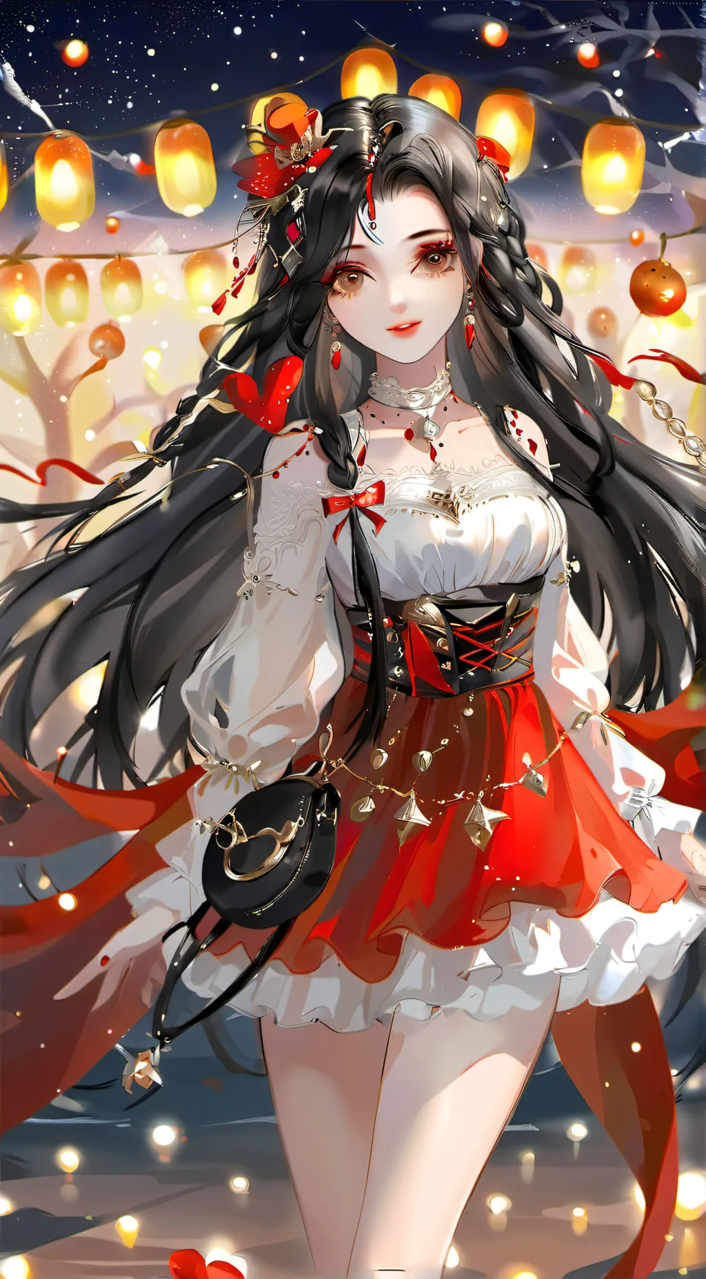 ai character: words beautiful background