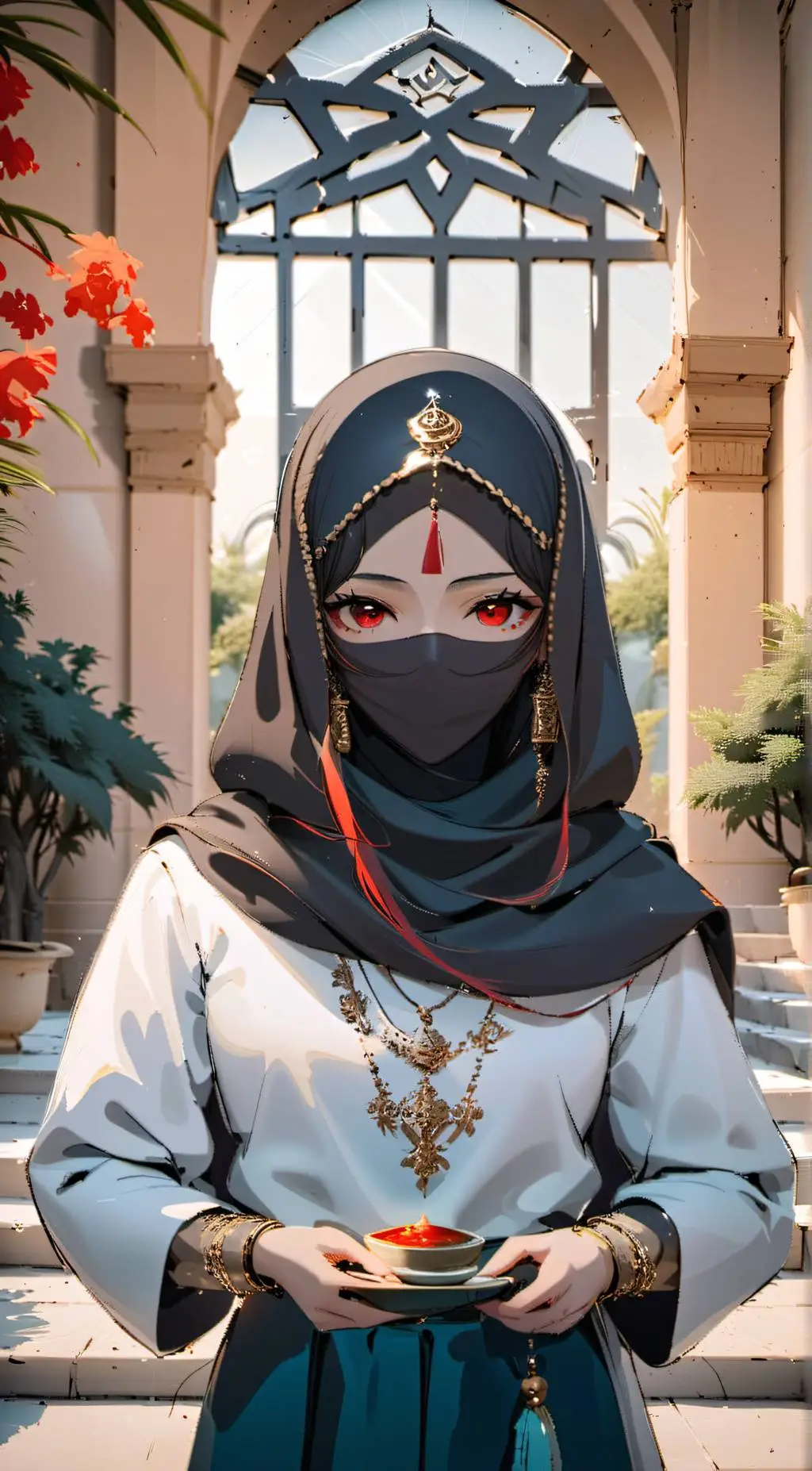 ai character: Queen Riya background