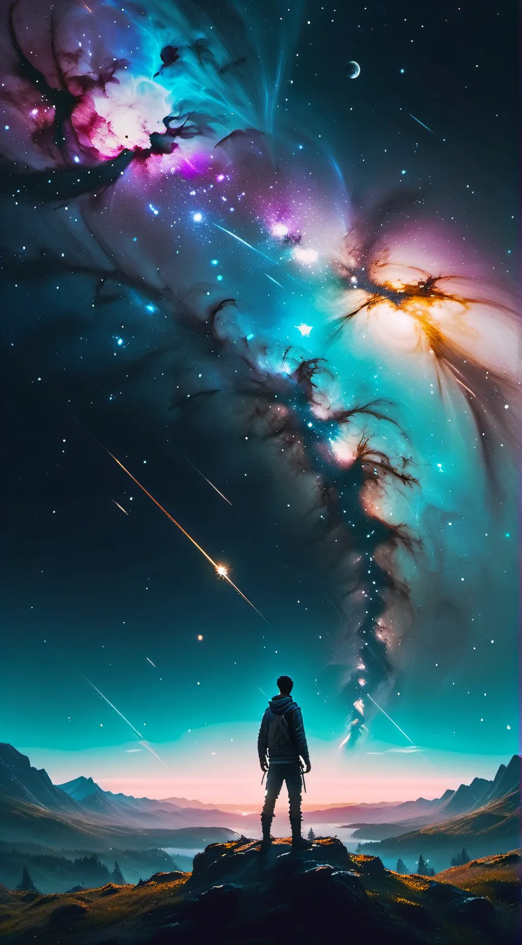 ai character: THE UNIVERSE background