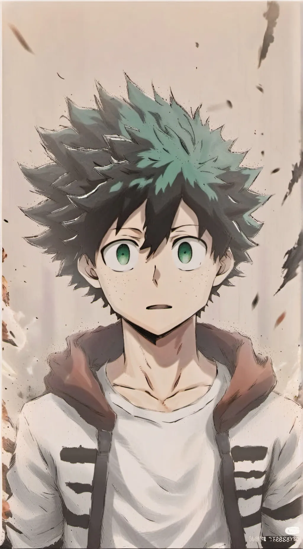 ai character: deku  background