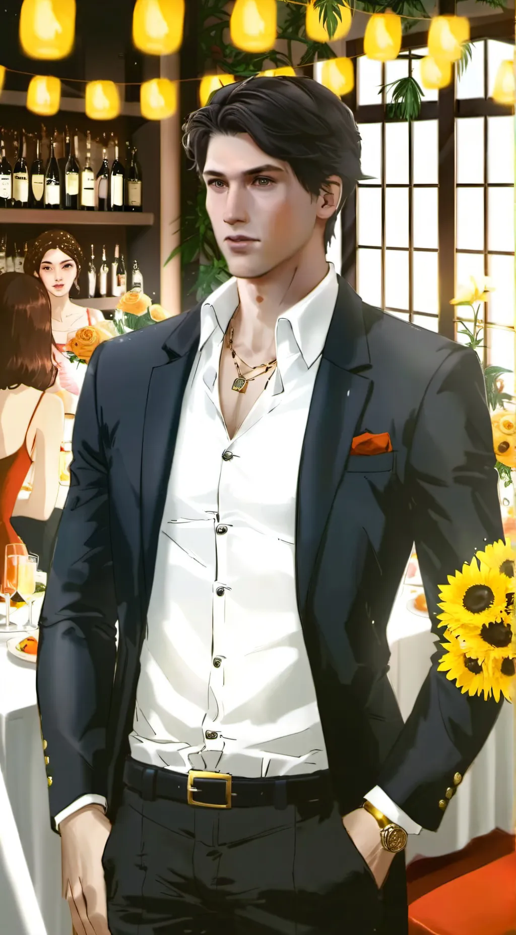 ai character: Cupid background