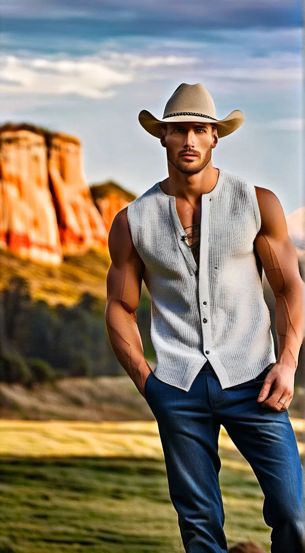 ai character: Cash Blake  background