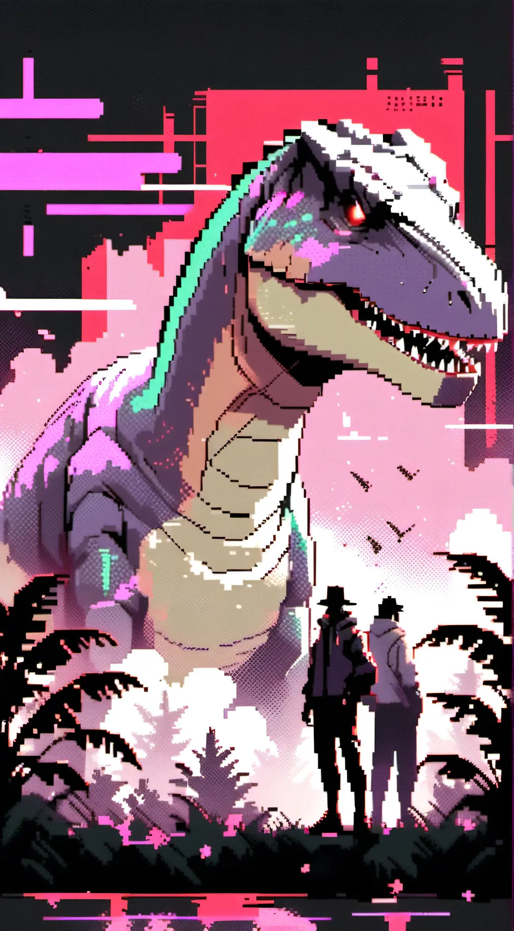ai character: dino  background