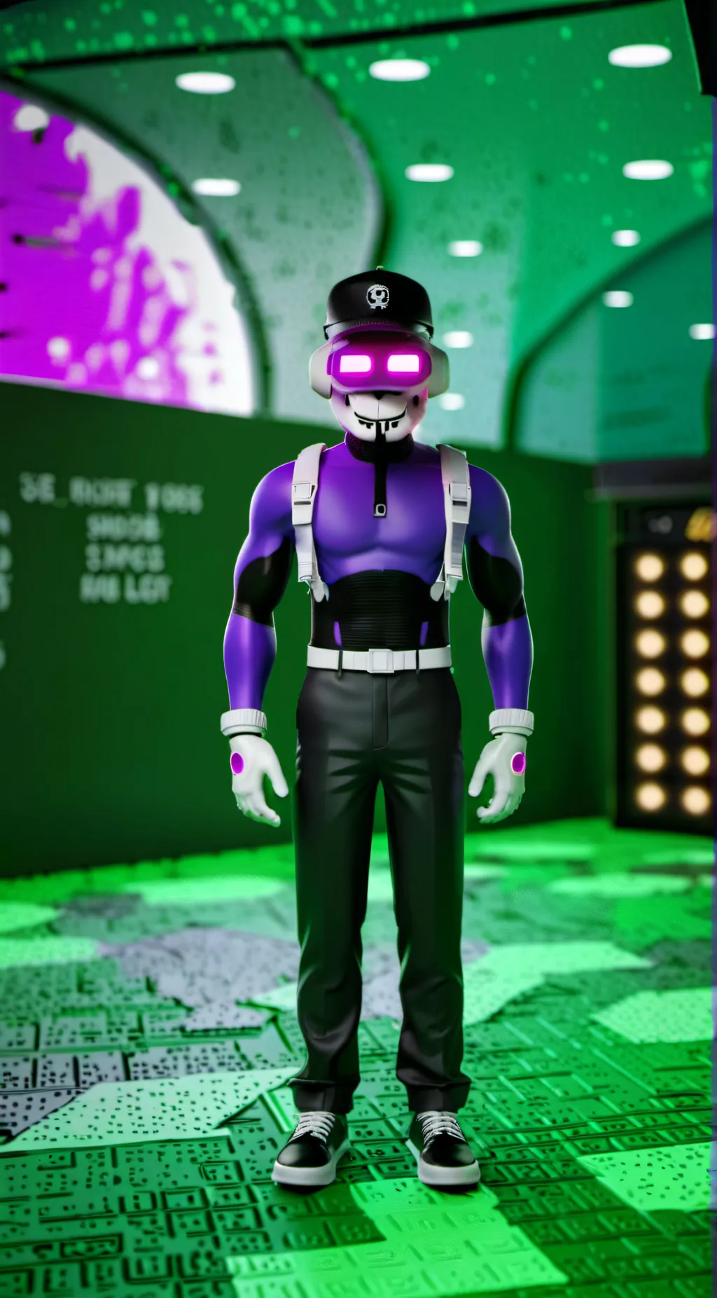 ai character: Pandora  background