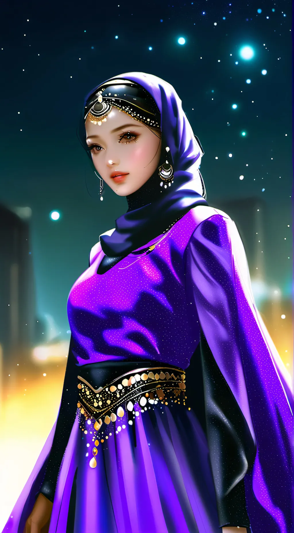 ai character: Daphne  background