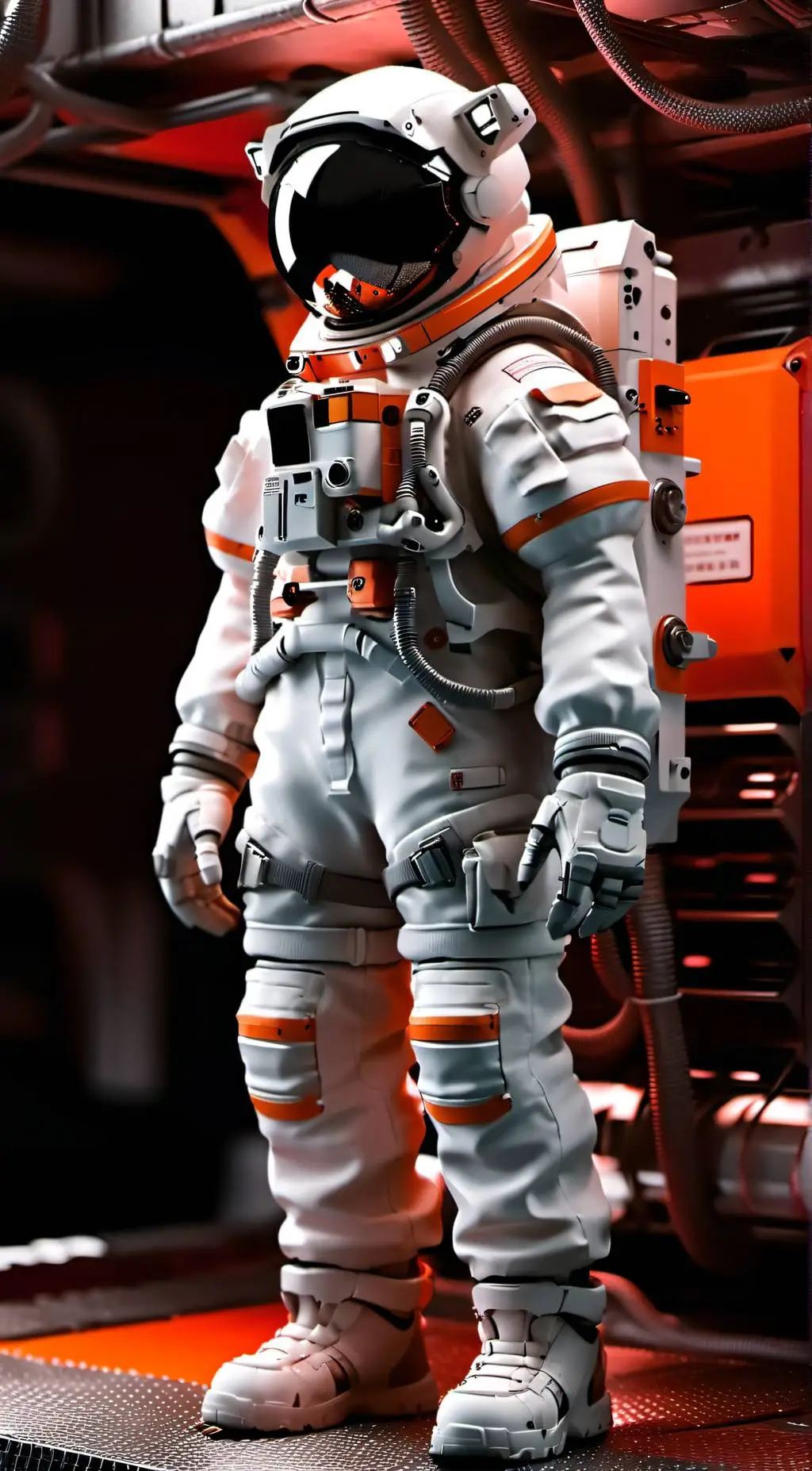 ai character: The Astronaut. background