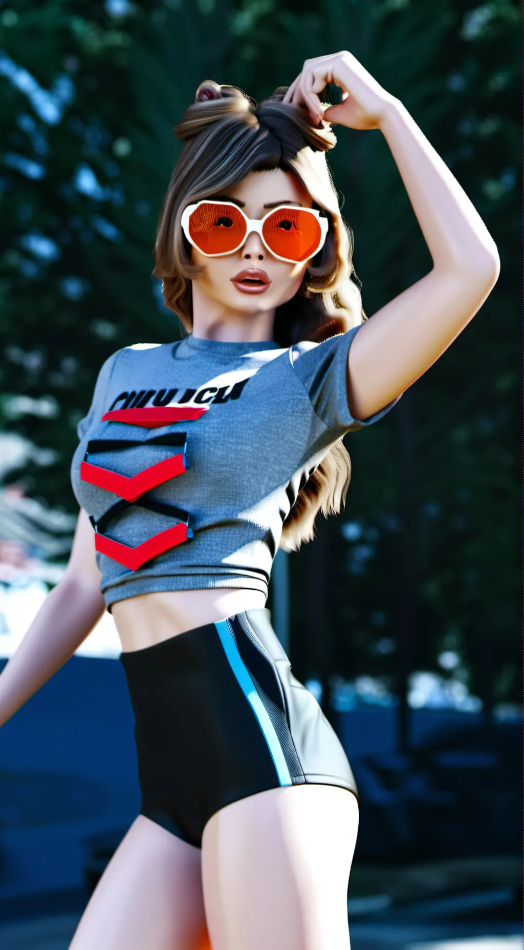 ai character: Serena background