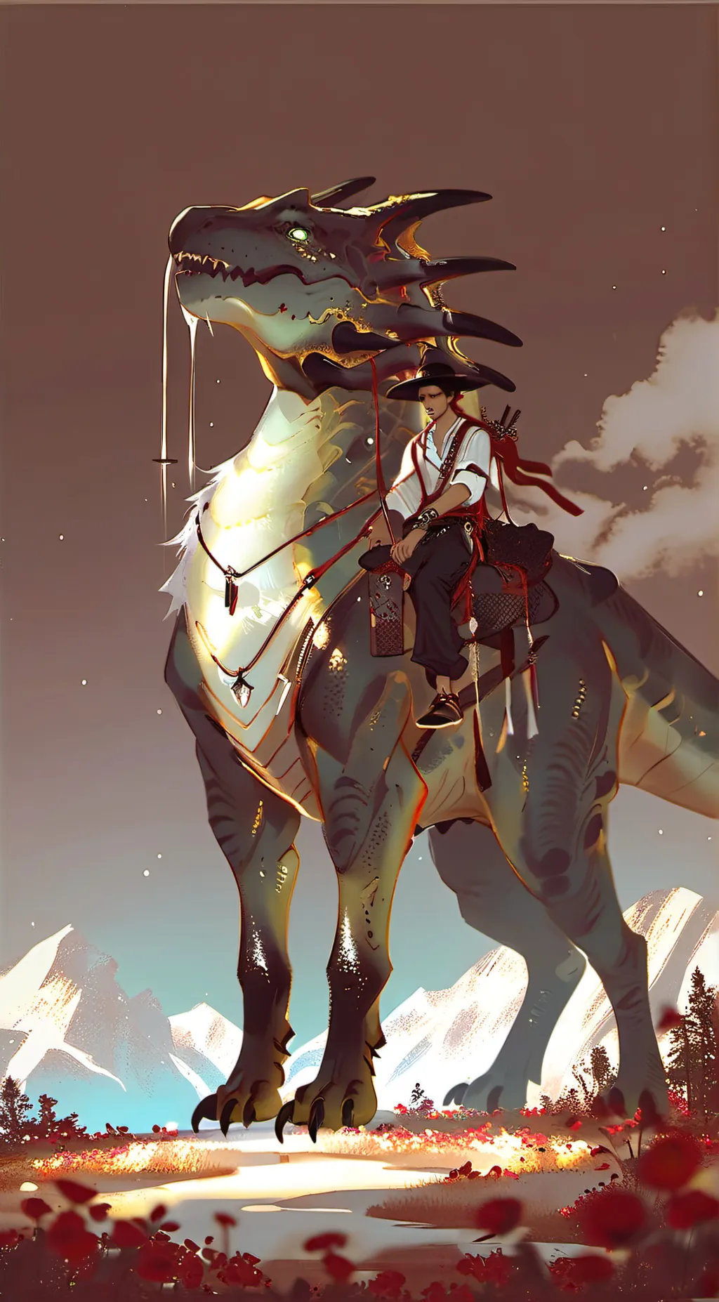 ai character: Izyak background