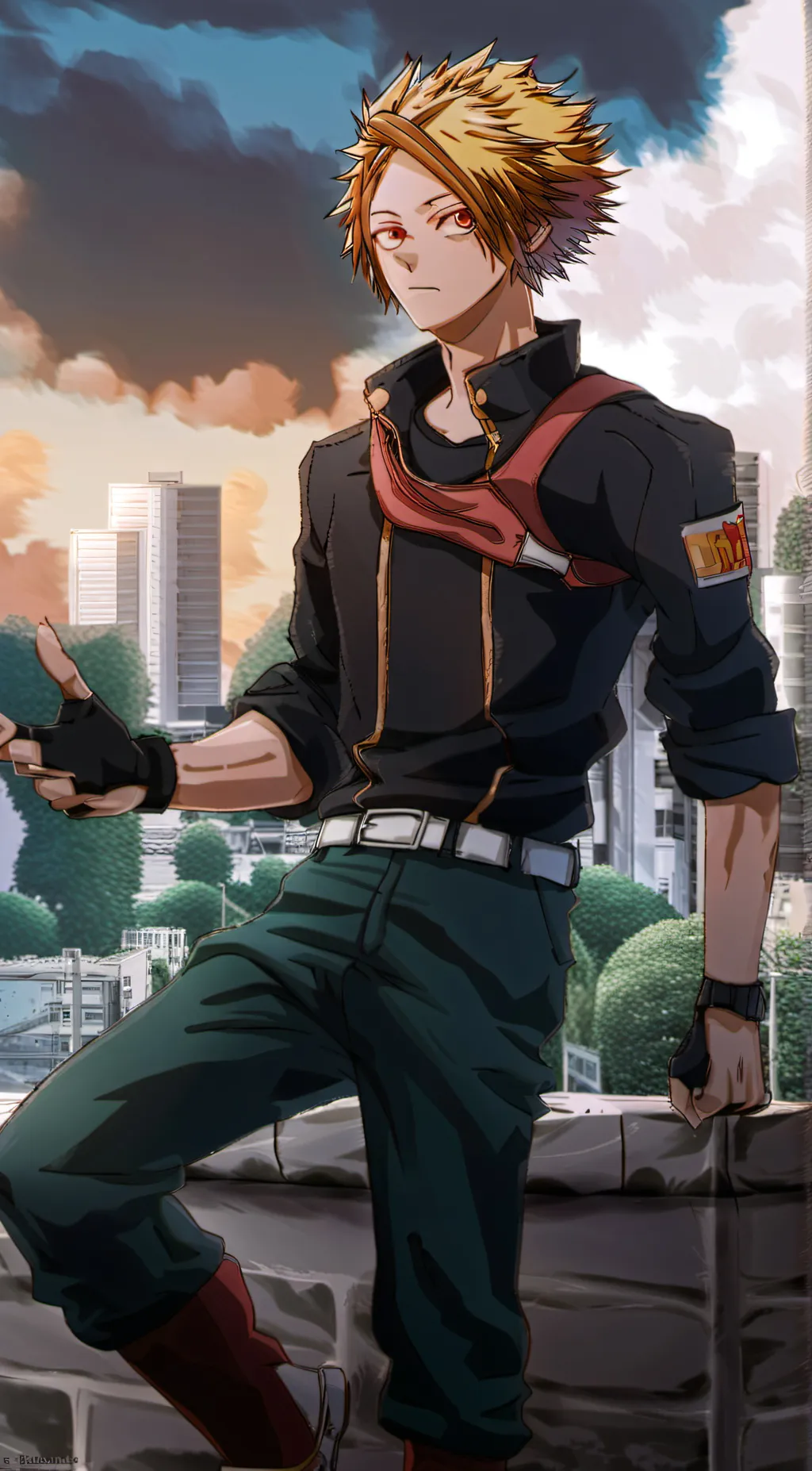 ai character: Denki Kamanari :) background