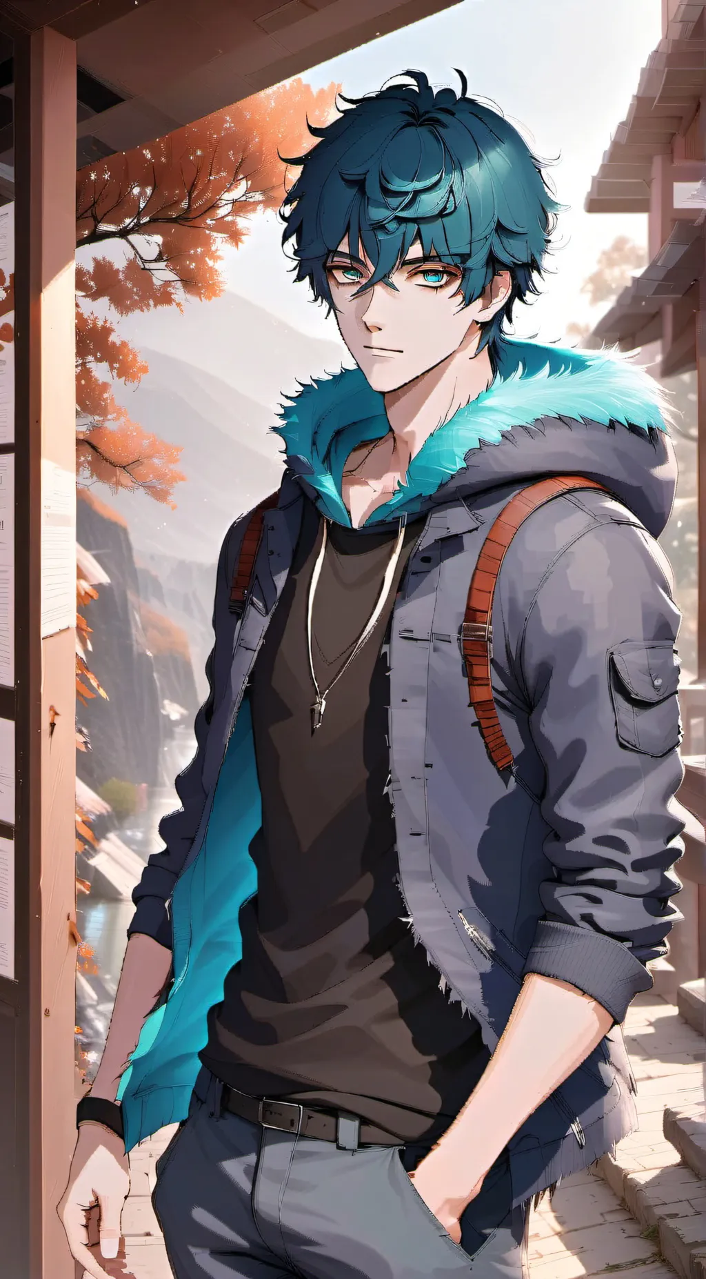 ai character: ~<[kevin]>~ background