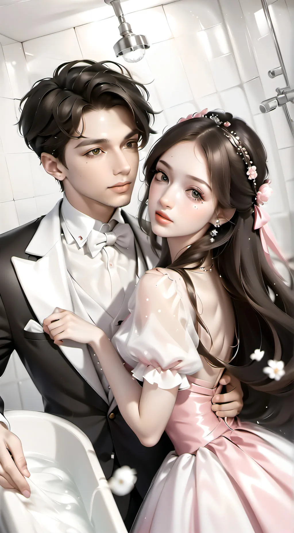 ai character: alora & Damian  background